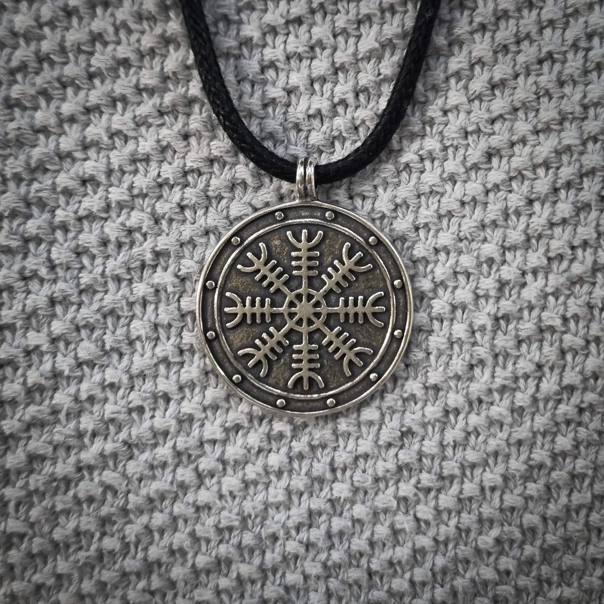 Helm of Awe Silver Necklace