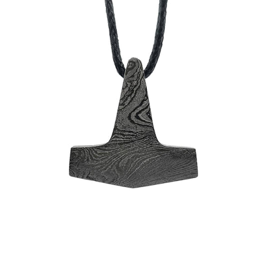 Mjölnir | Pendant made of Damascus Steel