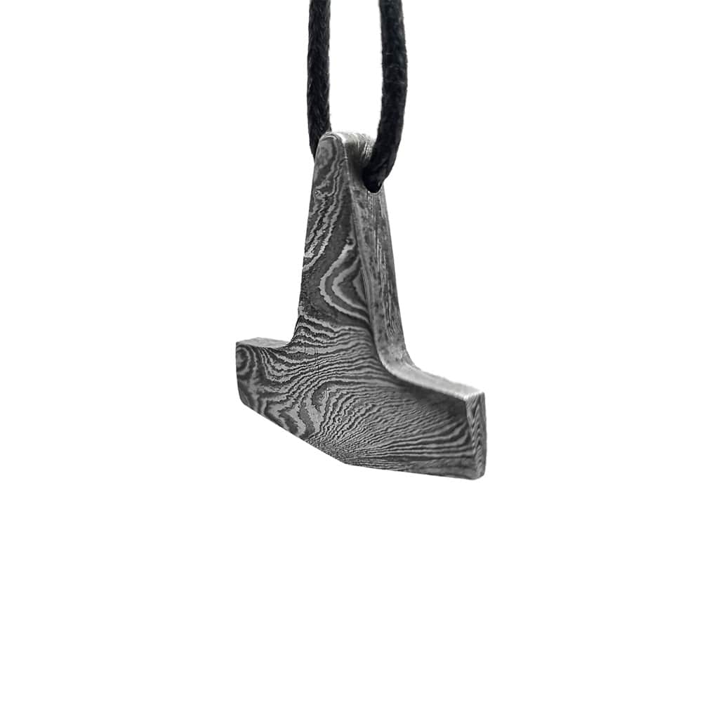 Mjölnir | Pendant made of Damascus Steel